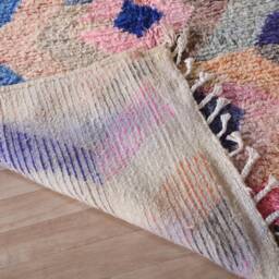 Soft Boujaad Rug, Pink Moroccan Rug 5x7 Ft - thumbnail 4