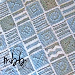 Patchwork Crochet Baby Blanket Pattern - - PDF Download - thumbnail 1