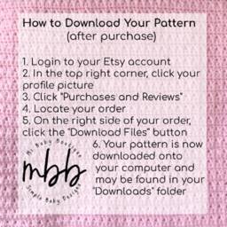 Patchwork Crochet Baby Blanket Pattern - - PDF Download - thumbnail 3