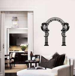Ancient Greek Arch Vinyl Wall Decal Dragons Home Room Decor Art Stickers Mural - #2797Di - thumbnail 1
