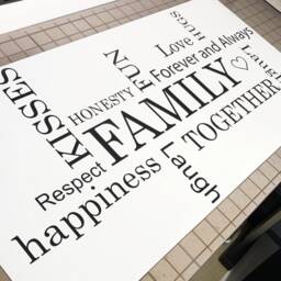 Family Word Art Sticker, Wall Decal, Art, Stickers, Decals, Wall Stickers Quotes - thumbnail 3