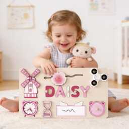 Personalized Baby Name Puzzle, Custom Wooden Toddler Puzzle Gift, Gift For Girl, Baby's 1st Birthday Gifts 1 Year Old