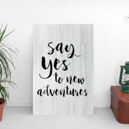 Adventure Wood Wall Art Farmhouse Bedroom Decor - thumbnail 3
