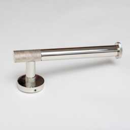 Nickel Finish Knurled Bathroom Accessory Range - Towel Rail Roll Holder Hook - thumbnail 3
