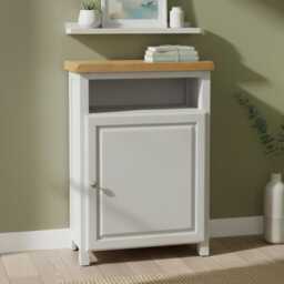 Painted Cabinet Hallway Shoe Storage, Kitchen Cupboard, Assembled - thumbnail 2