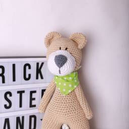 Crochet Playwatch Bruno Bear Teddy - thumbnail 4