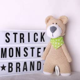Crochet Playwatch Bruno Bear Teddy - thumbnail 3