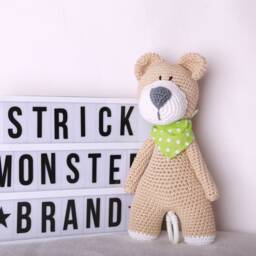 Crochet Playwatch Bruno Bear Teddy - thumbnail 2