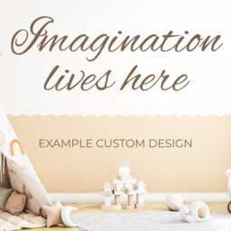 Personalised Wall Sticker, Design Your Own Art, Quote, Decal - thumbnail 2