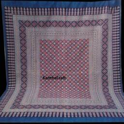 Bedspread Bohemian Floral Print Kantha Bedding Throw Bedcover Handblock Ajrak Quality Quilt Blanket Queen/King Size Cotton - thumbnail 2