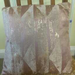 Rose Gold & Pink Square Cushions - thumbnail 2