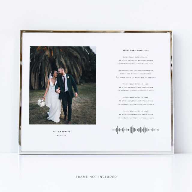Song Lyrics Print/Wedding Song Photo Print Anniversary Gift Photo First Dance Wedding Songs - image 1