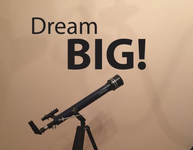 Dream Big Wall Decal. Kids Room Decal, Classroom Decor - image 1