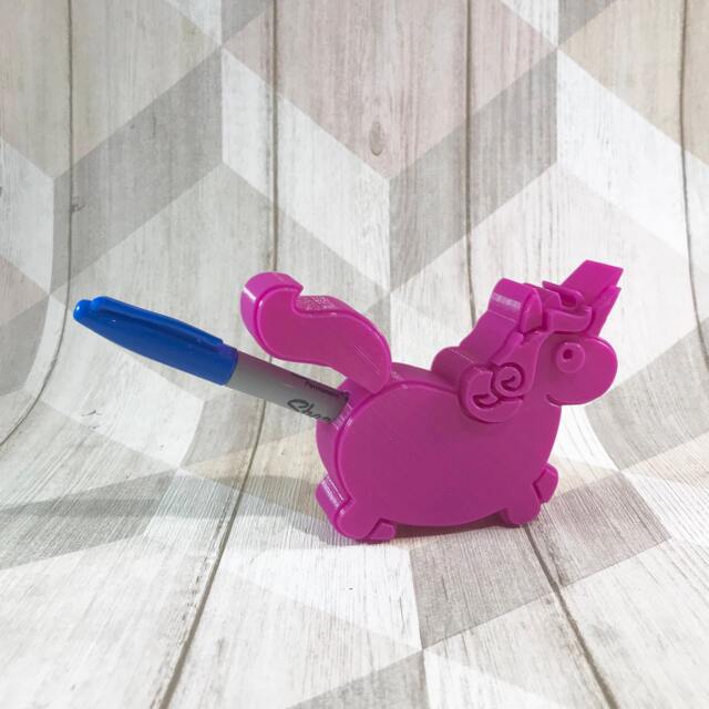 Humorous Unicorn Pencil Pot Funny Desk Decor - image 1