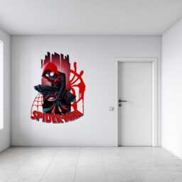 Spider-Man Into The Spider-Verse Miles Morales Design Adult Children's Games Room Home Decoration Wall Vinyl Graphic Sticker Glossy - thumbnail 2