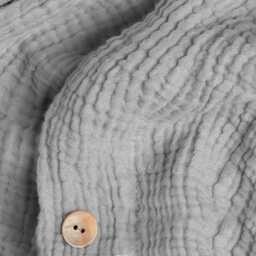 Muslin Pillowcase Crystal Grey - Gift Furnishings Interior - thumbnail 2