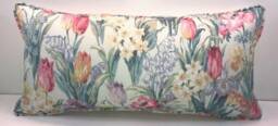 Sanderson - Salad Days Porcelain/Pink Cushion Cover Throw Pillow Designer Home Decor