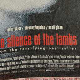 Silence Of The Lambs Woven Blanket - Death's Head Moth Tapestry, Horror Wall Art - thumbnail 4
