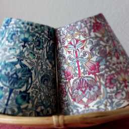 William Morris Liberty Loden Pink Candle Clip Lampshade - thumbnail 3