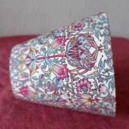 William Morris Liberty Loden Pink Candle Clip Lampshade - thumbnail 2