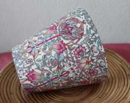 William Morris Liberty Loden Pink Candle Clip Lampshade - thumbnail 1