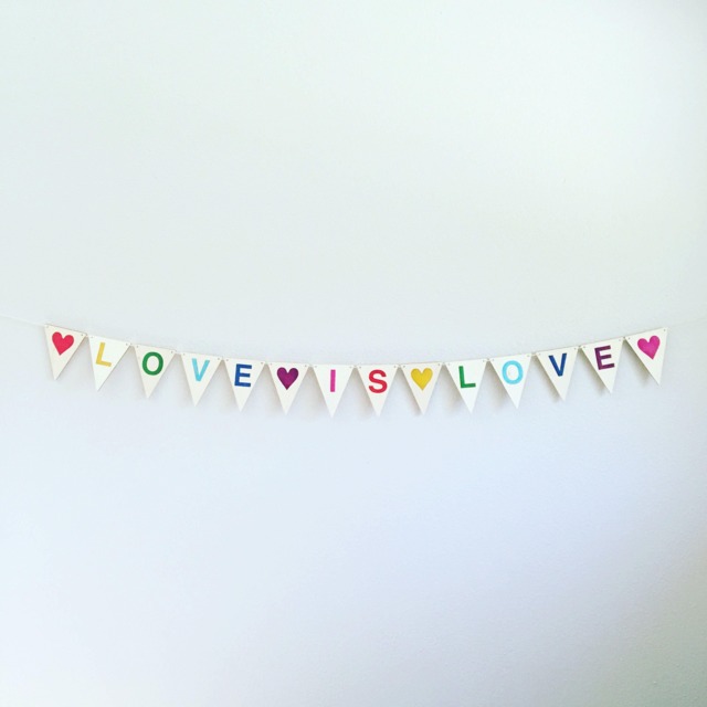 Love Is - Pendent Flags Wall Hanging - image 1