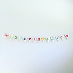 Love Is - Pendent Flags Wall Hanging - thumbnail 1