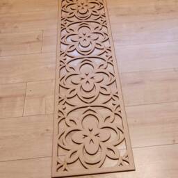 Floral Damask Laser-Cut Mdf Screen - Radiator Cover, Wall Art - 1Ft X 4Ft 001 - thumbnail 3