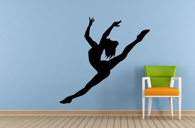 Ballerina Ballet Dancer Dance Dancing Studio Tango Salsa Break Boy Girl Wall Or Car Vinyl Peal & Stick Removable Sticker Decal L1546 - image 1