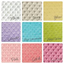 Personalized Minky Baby Blanket - Custom Birth Announcement - thumbnail 3