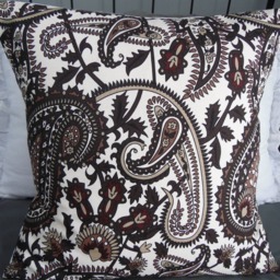 Paisley.pillow.slipcover.toss Pillows.browns.paisley Pillows.decor Pillows.throw Pillows.home Decor.slipcovers.pillow Covers.bold Paisley - thumbnail 4
