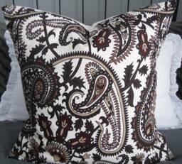 Paisley.pillow.slipcover.toss Pillows.browns.paisley Pillows.decor Pillows.throw Pillows.home Decor.slipcovers.pillow Covers.bold Paisley - thumbnail 1