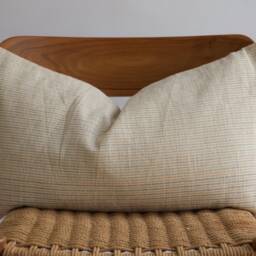 Handmade Karen Woven Lumbar Pillow Cover Boho Farmhouse Decor - thumbnail 2