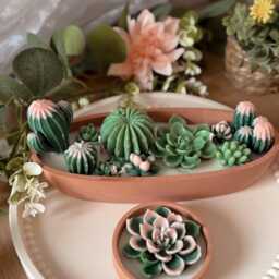 Candle, Centerpiece, Terrarium, Enchanting Sun Scent - thumbnail 2