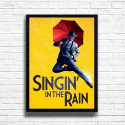 Singing in The Rain Print Retro Movie Poster, Classic Film Wall Art - thumbnail 2