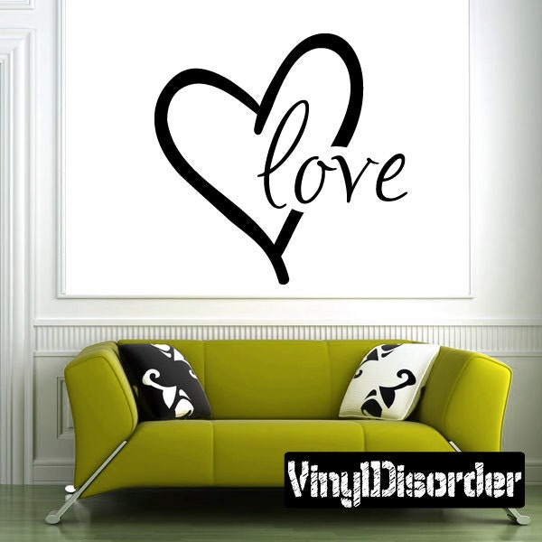 Love You - Vinyl Wall Decal Quotes Sticker Hd045Et - image 1