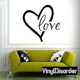 Love You - Vinyl Wall Decal Quotes Sticker Hd045Et - thumbnail 1