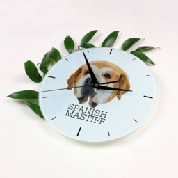 A Clock With A Spanish Mastiff Dog. New Collection The Geometric Dog - thumbnail 2
