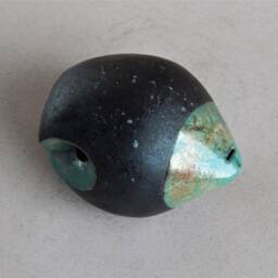 Ceramic Figurine Owl, Owl-Whistle, Bird-Whistle, Blue, Ocarina, Ethnica, Folklore, , Minimalism, Original Gift, Music, Art & Collecting, Ceramics - thumbnail 4
