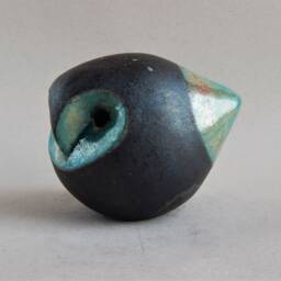 Ceramic Figurine Owl, Owl-Whistle, Bird-Whistle, Blue, Ocarina, Ethnica, Folklore, , Minimalism, Original Gift, Music, Art & Collecting, Ceramics - thumbnail 3