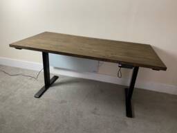 Elevate // Rustic Sit Stand Desk Adjustable Height