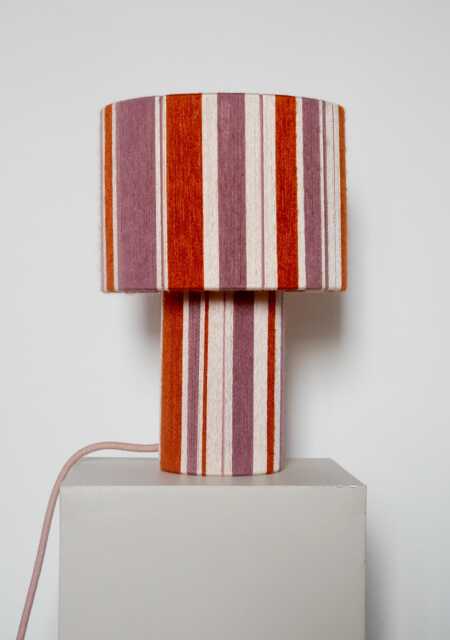 Handwoven Lamps - Unique Woven Yarn Lampshade Woven Pendant Light Table Lamp - image 1