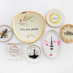 Wall Plate Cake Vintage 19cm Of Scrabble Deko Wall Hanging - thumbnail 2