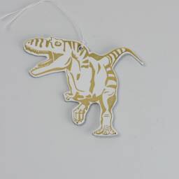 Festive Decorations - T Rex Leather Tree Ornament Handmade Trinket Novelty Bauble Weird & Wacky - thumbnail 3