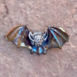 Enzo The Bat Unique Ceramic Wall Sculpture - thumbnail 3