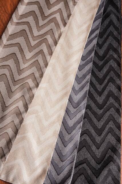 Geometric Patterned Curtains Modern Beige Brown Gray Drapes - image 1