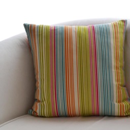 Double Option Colorful Decorative Pillow 18x18 Inches Abstract Design Cushion Cover Playful Pink Blue Green Colors - thumbnail 3