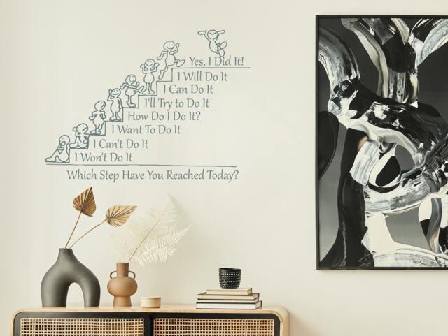 Removable Motivational Phrase Wall Sticker, Teamwork Quotes Decal, Work Environment Decor School Classrooms & For Offices - image 1
