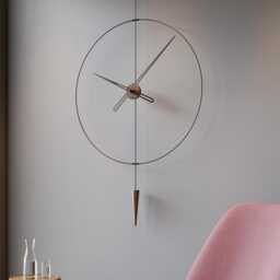 Large Pendulum Wall Clock Modern Minimalist Design - thumbnail 2
