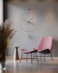 Large Pendulum Wall Clock Modern Minimalist Design